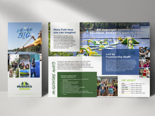 Muskoka Woods – 2023 Brochure – Print Design