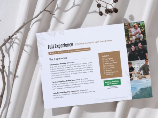 Fidela Coffee Experiences – Print Design