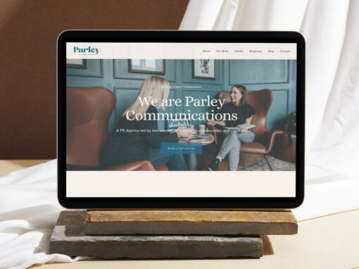 Parley Communications Website – www.parleycommunications.co.uk